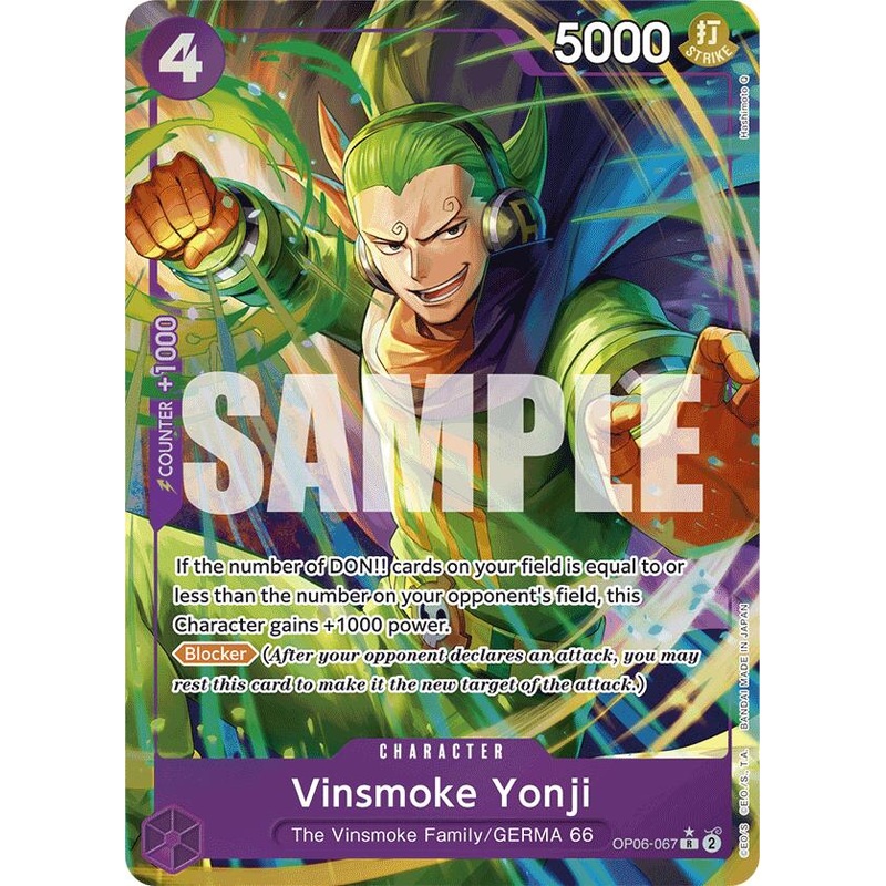 Vinsmoke Yonji (OP06-067) (Alternate Art) [Premium Booster -The Best-]