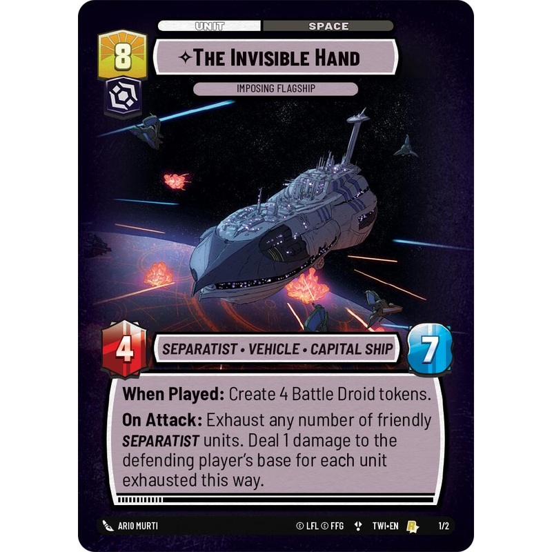 The Invisible Hand – Imposing Flagship (Store Showdown) (1/2) [Twilight of the Republic Promos]