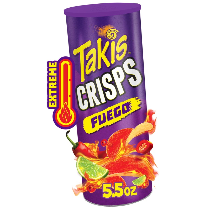 Takis Fuego Hot Chili Pepper & Lime Flavor 5.5oz Tube (SNG15)