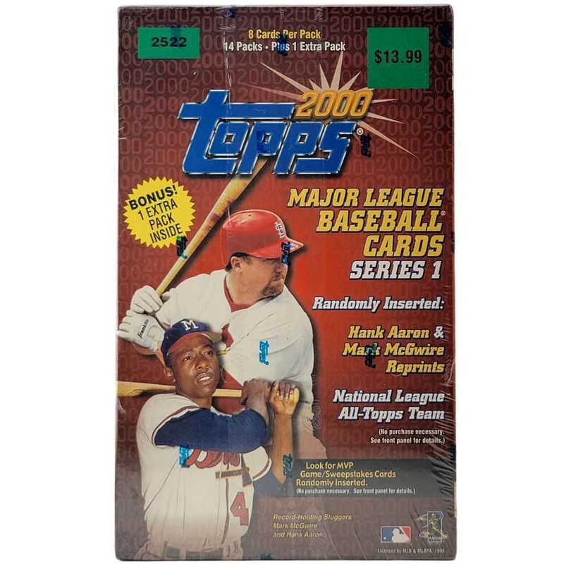 2000 Topps MLB Baseball Series 1 Box
