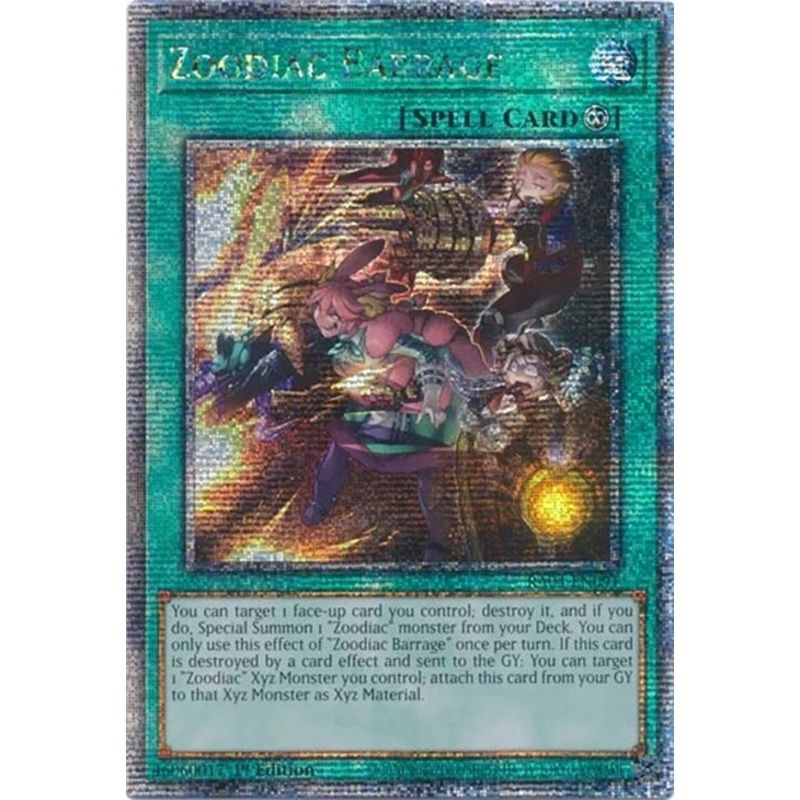 Zoodiac Barrage [RA04-EN091] Quarter Century Secret Rare