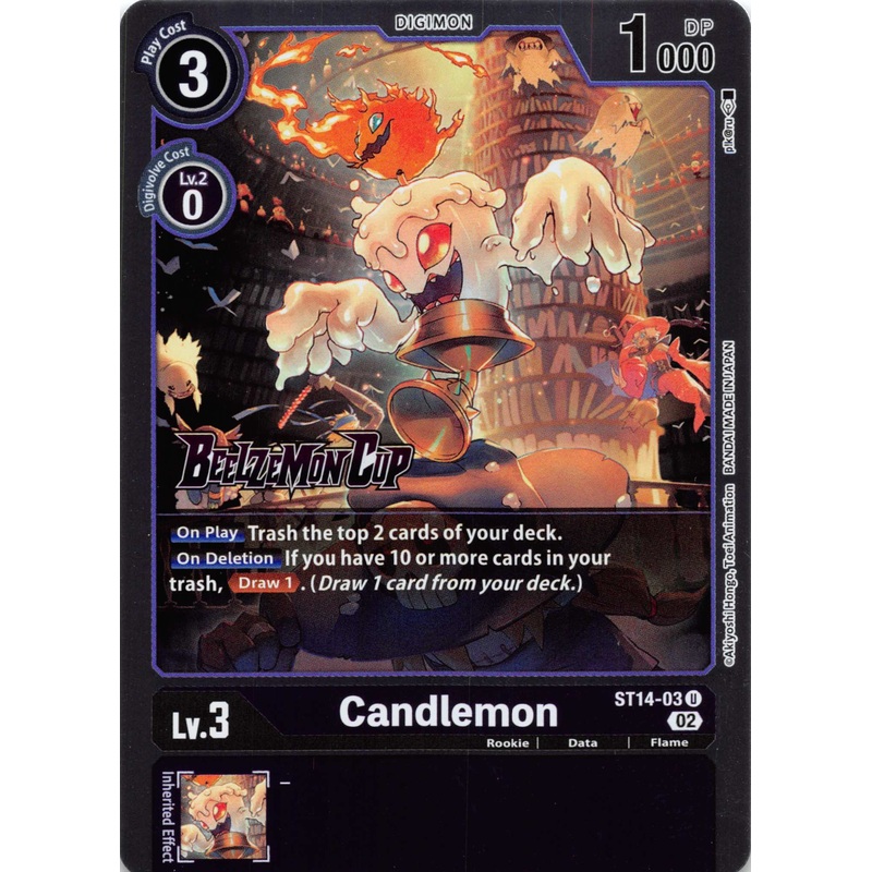 Candlemon [ST14-03] [Starter Deck 14: Beelzemon Advanced Deck Set Pre-Release Cards] Foil