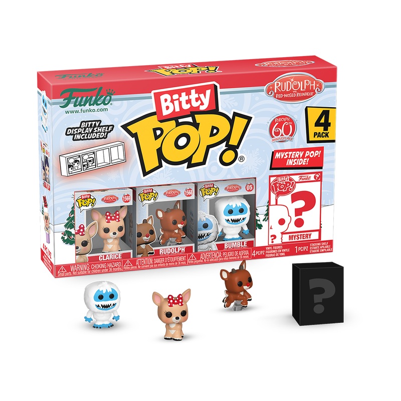 Bitty POP: Rudolph – Clarice 4PK