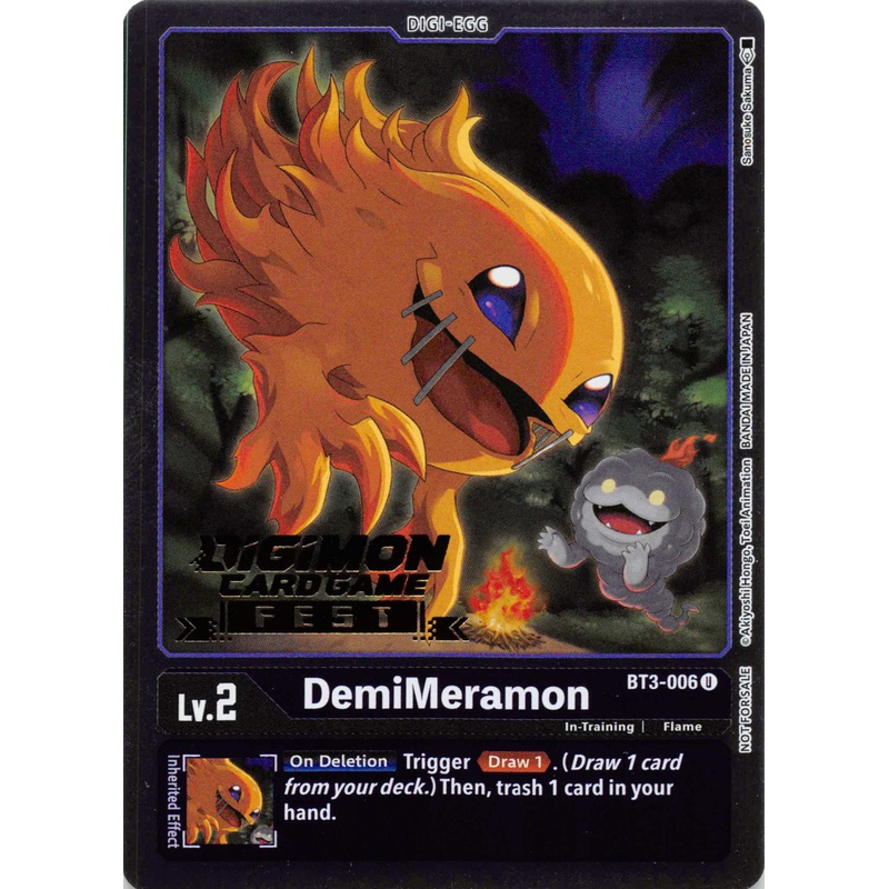DemiMeramon (Digimon Card Game Fest 2022) [BT3-006] [Release Special Booster] Foil
