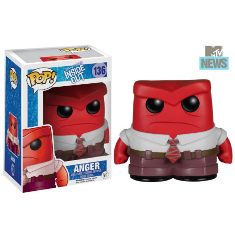 (DAMAGED BOX) Funko Pop! Disney: Inside Out – Anger #136