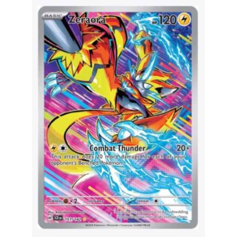 Zeraora (Illustration Rare) SV07: Stellar Crown #151/142