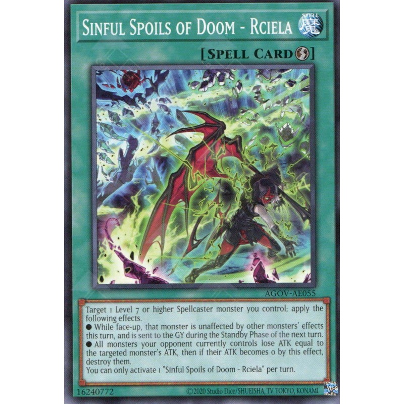 AGOV-AE055 Sinful Spoils of Doom – Rciela (N) single