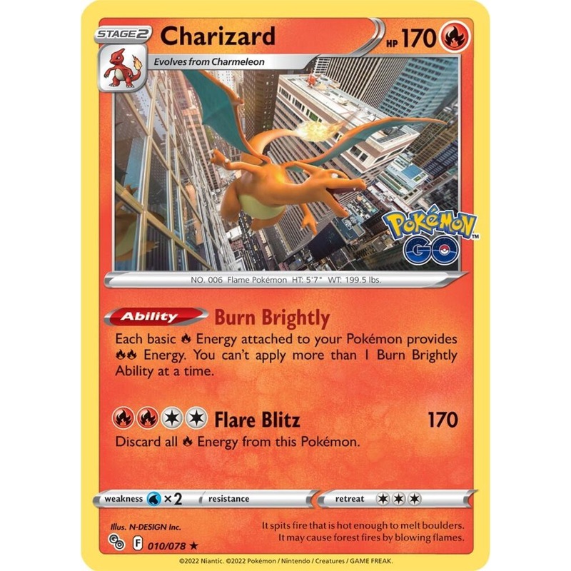 Charizard Reverse Holo 010/078