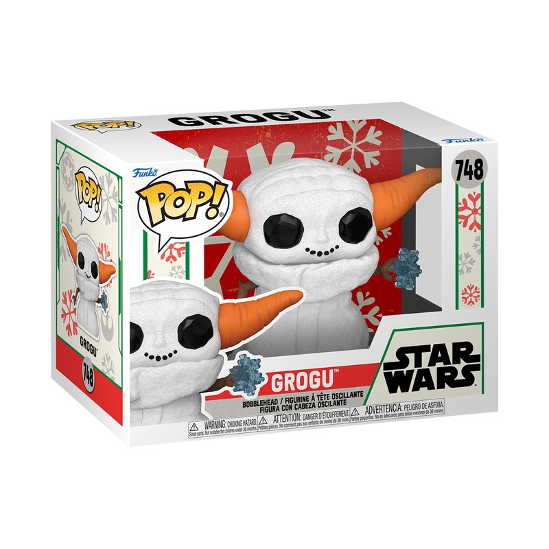 Funko Pop Star Wars: Holiday – Snowman Grogu #748