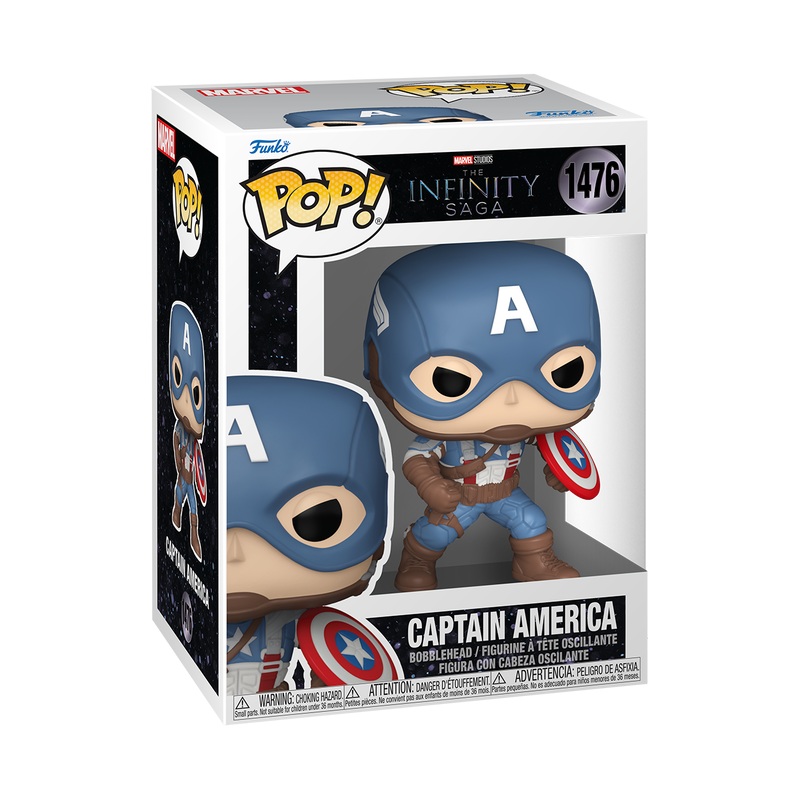 Funko Pop Marvel: Marvel The Infinity Saga – Captain America with Helmet (The First Avenger) #1476