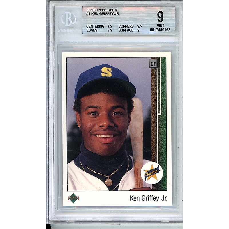 1989 Upper Deck Ken Griffey Jr. RC BGS 9