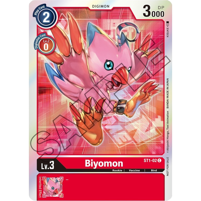 Biyomon – ST1-02 (Event Pack 1) [ST1-02] [Starter Deck 01: Gaia Red] Foil