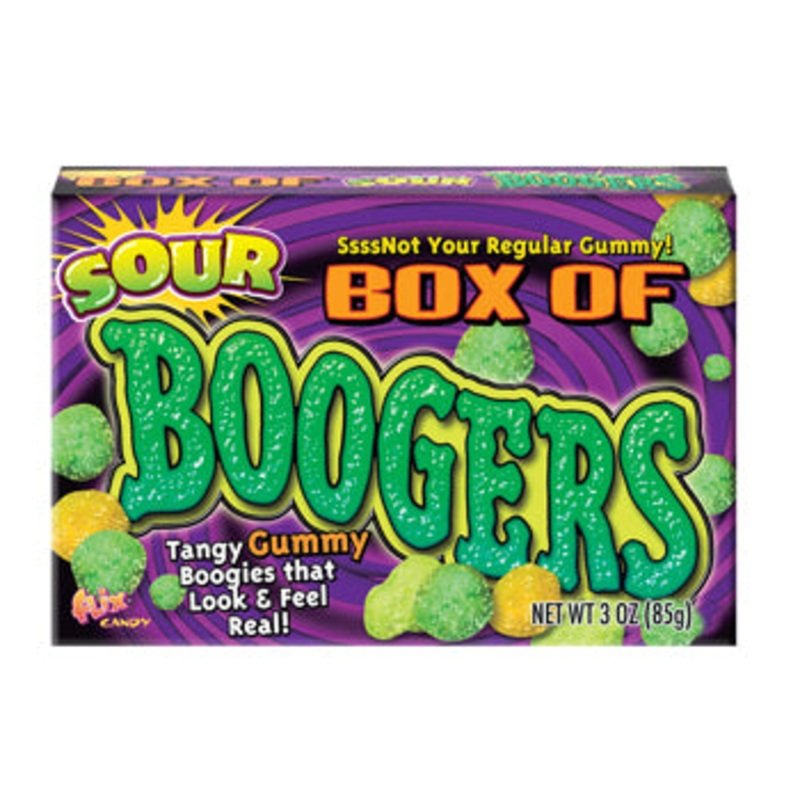 Box Of Sour Boogers 3oz box (SNG12)