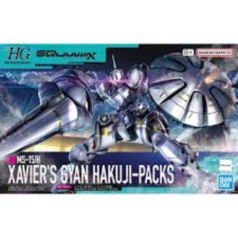“Mobile Suit Gundam GQX”: #7 XAVIER’S GYAN HAKUJI-PACKS HG 1/144 Model Kit