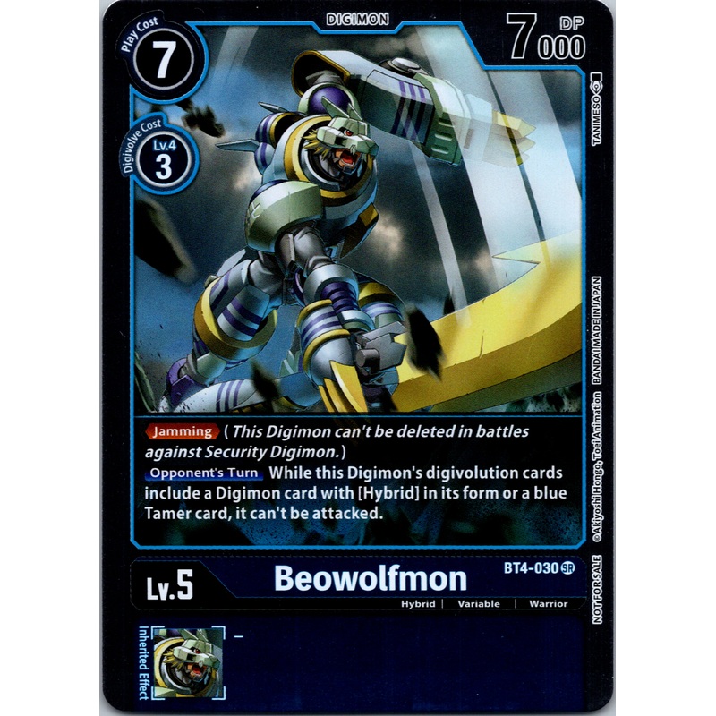 Beowolfmon (Event Pack 2) [BT4-030] [Great Legend] Foil