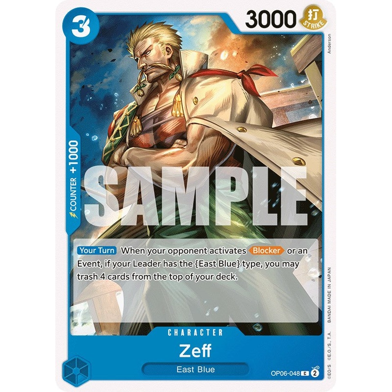 Zeff [OP06 – OP06-048] Near Mint English Normal
