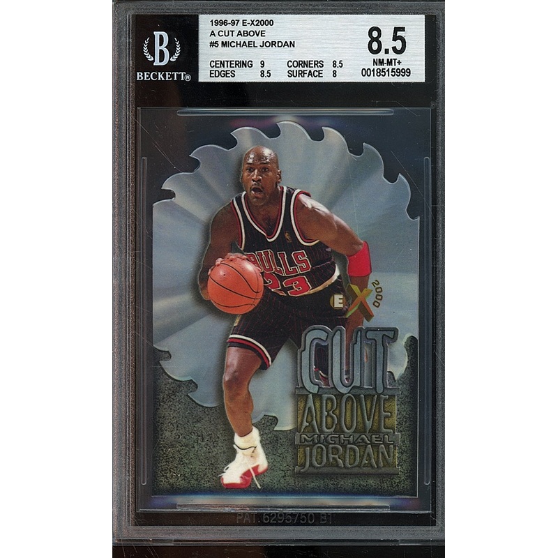 1996-97 E-X2000 A Cut Above Michael Jordan BGS 8.5