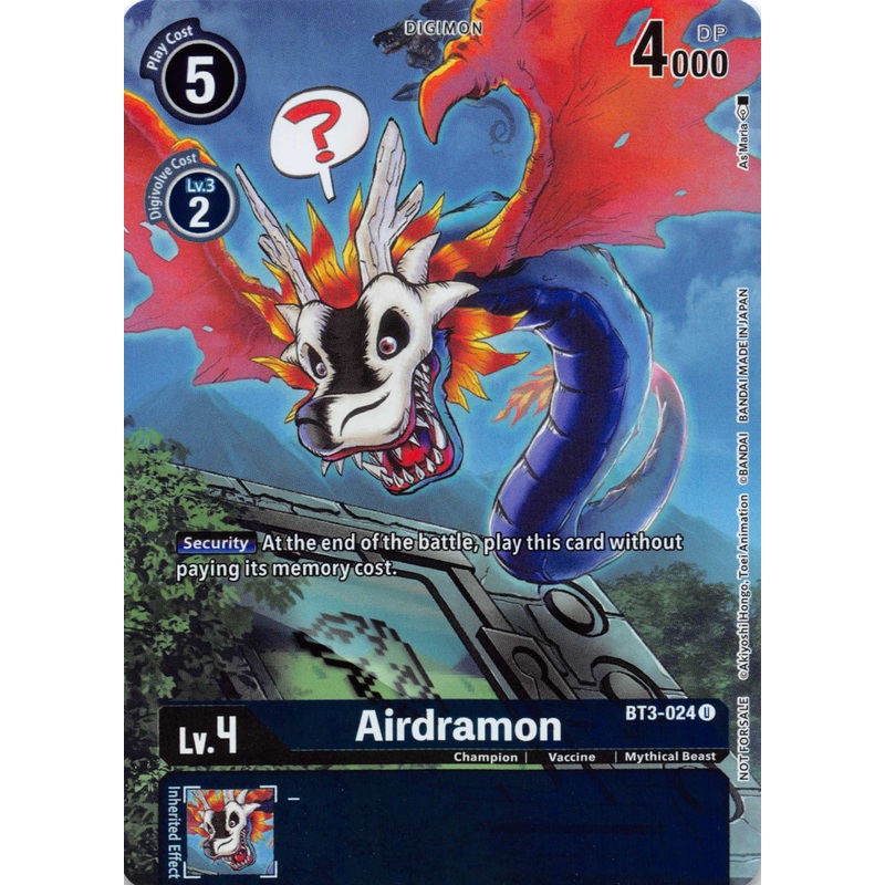 Airdramon (25th Special Memorial Pack) [BT3-024] [Release Special Booster] Foil