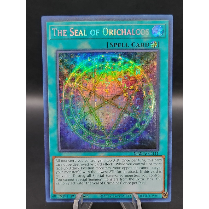 Yu-Gi-Oh! TCG The Seal of Orichalcos MAMA – EN111 Magnificent Mavens