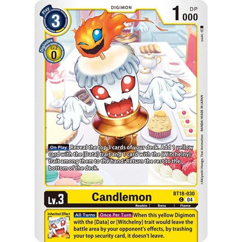 Candlemon [BT18-030-C] [Release Special Booster 2.0] Normal