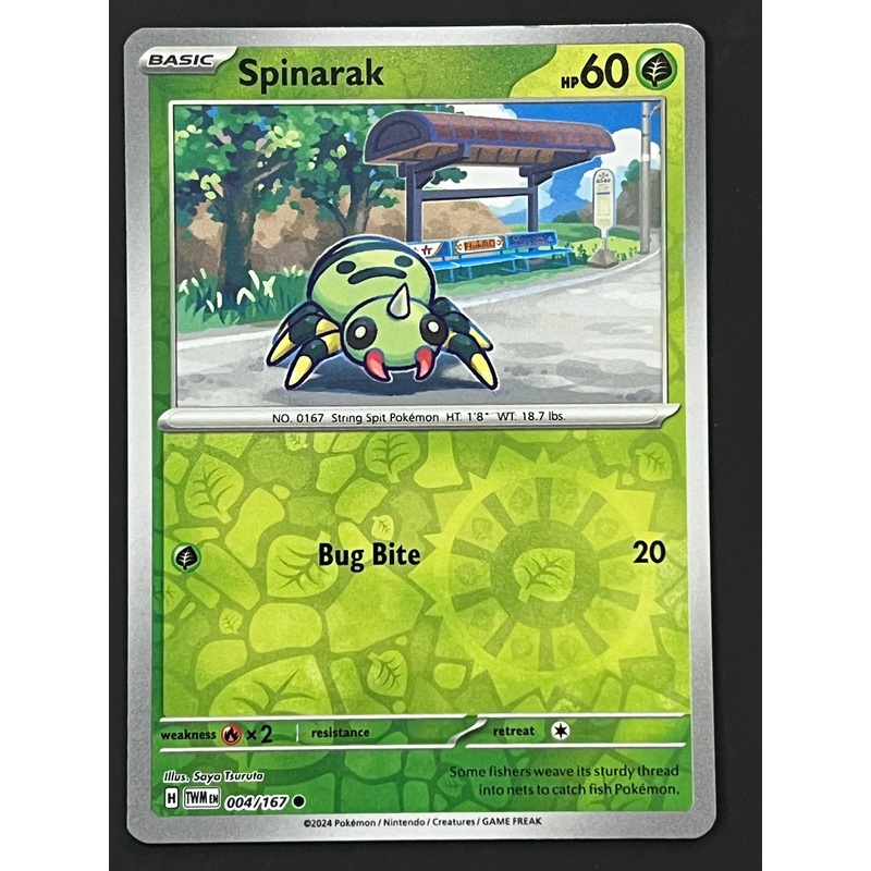 004/167 Spinarak – Pokmon Twilight Masquerade Common Reverse