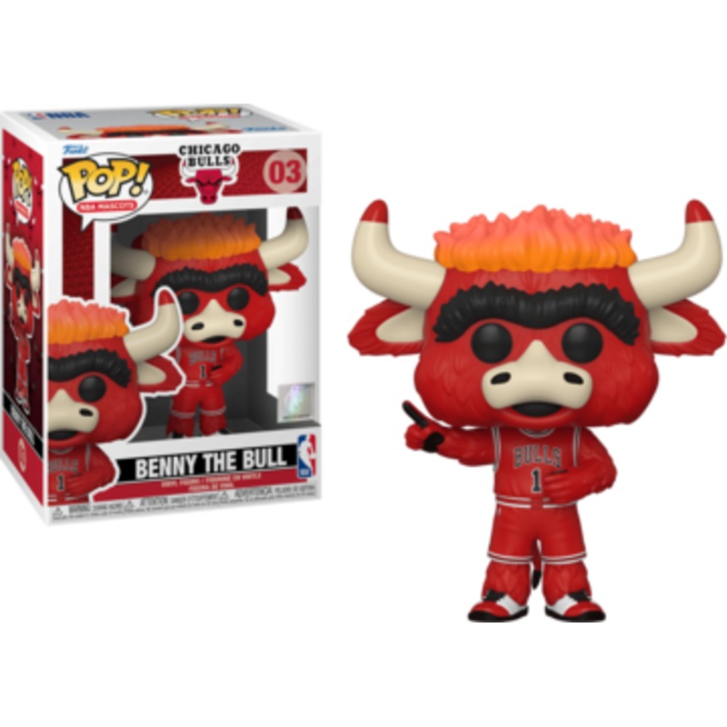Funko Pop! NBA Mascots: Chicago Bulls- Benny The Bull #03