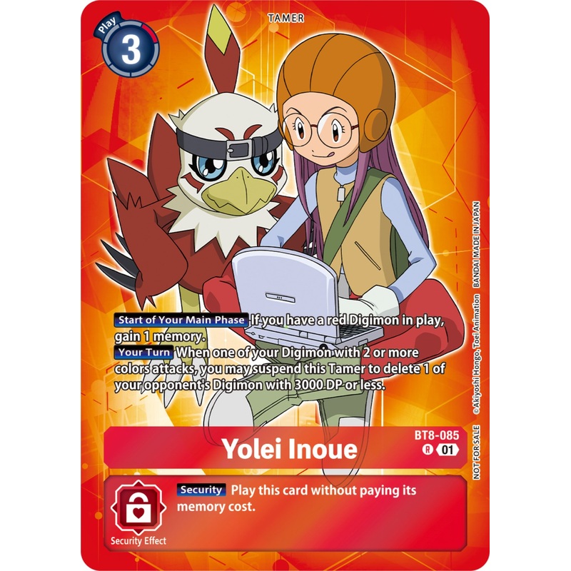 Yolei Inoue (Tamer Party Pack -The Beginning-) [BT8-085] [New Awakening] Foil