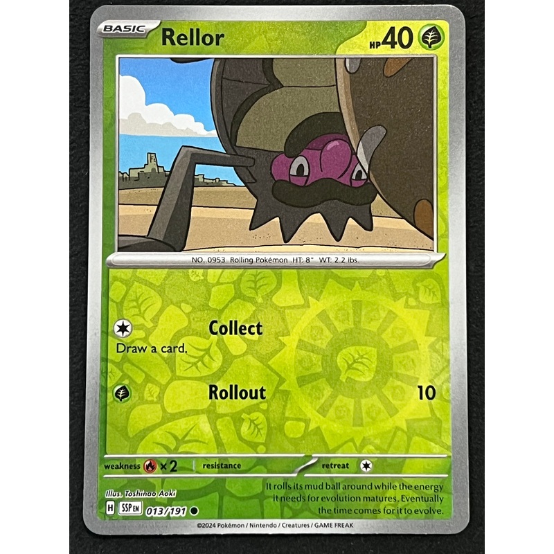 013/191 Rellor – Pokmon Surging Sparks Common Reverse