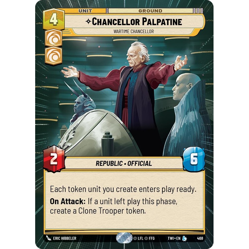 Chancellor Palpatine – Wartime Chancellor (468) (Hyperspace) (468) [Twilight of the Republic]