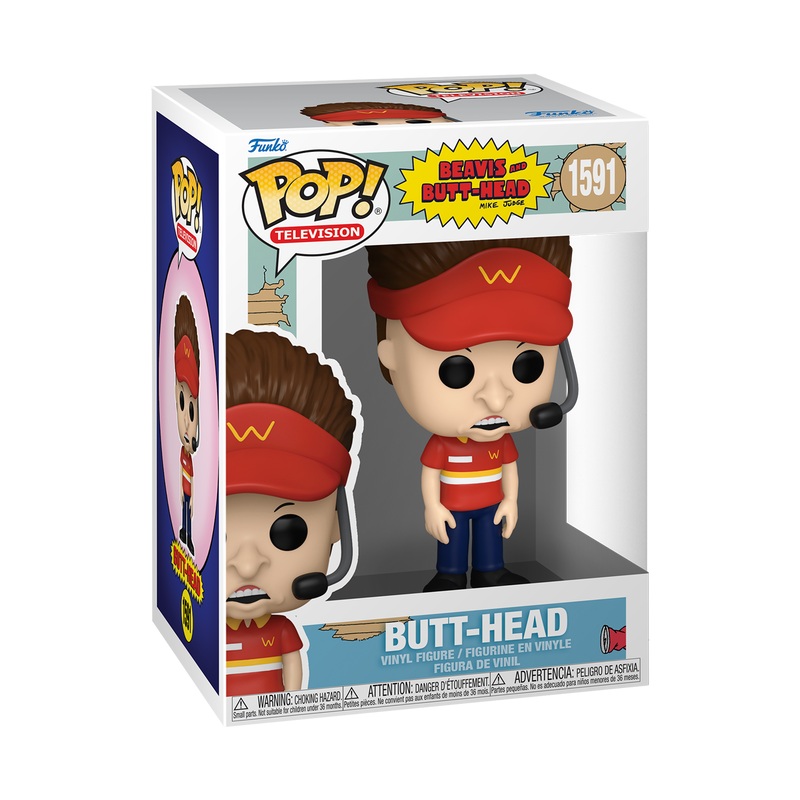 Funko Pop! TV: Beavis and Butt-head – Butt-Head (Burger World Uniform) #1591