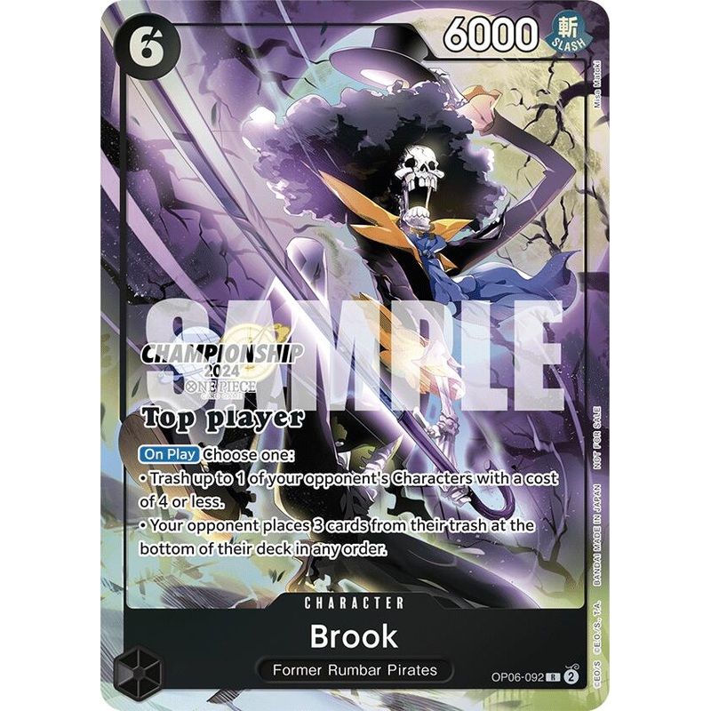 Brook (Championship 2024 Top Player Pack) [One Piece Promotion Cards]