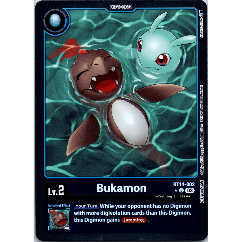 Bukamon (Blast Ace Box Promotion Pack) [BT14-002] [Blast Ace] Foil