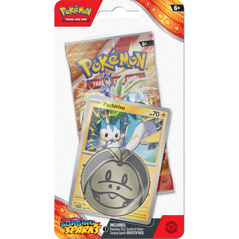 Pokmon TCG: Scarlet & Violet Surging Sparks Checklane Blister (Pachirisu)