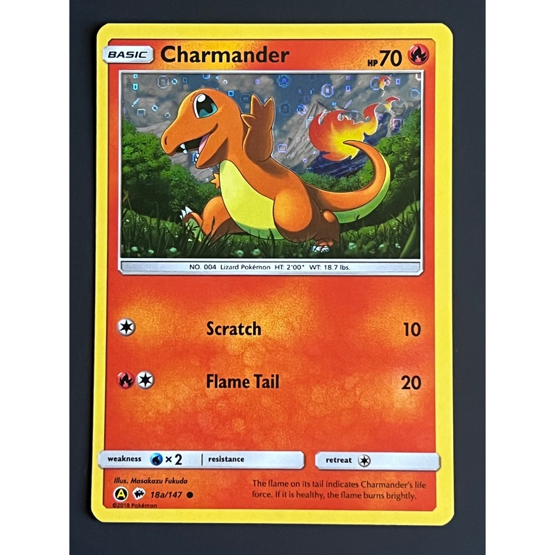 018a/147 Charmander – Pokmon Burning Shadows Common Holo