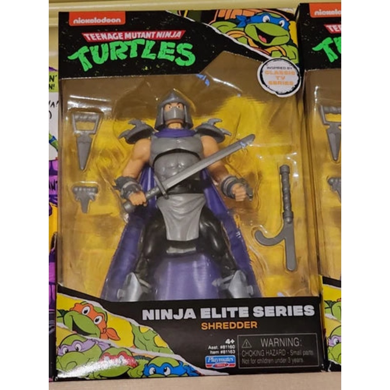 Playmates Toys TMNT Ninja Elite Series Shredder 6″ Figure Nickelodeon