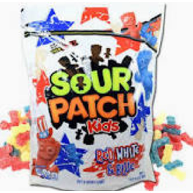 Sour Patch Kids Red White Blue 1.8lb Stand Up Bag (SNG4)