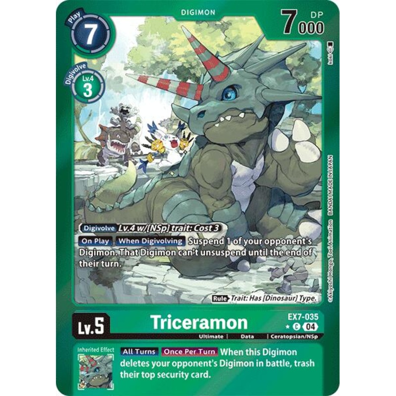 Triceramon (Foil) [EX7-035-C] [Digimon LIBERATOR] Foil