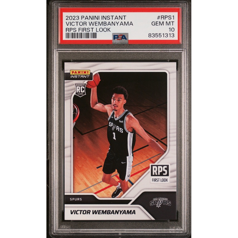 VICTOR WEMBANYAMA | 2023 PANINI INSTANT RPS FIRST LOOK RPS1 | PSA GEM MT 10