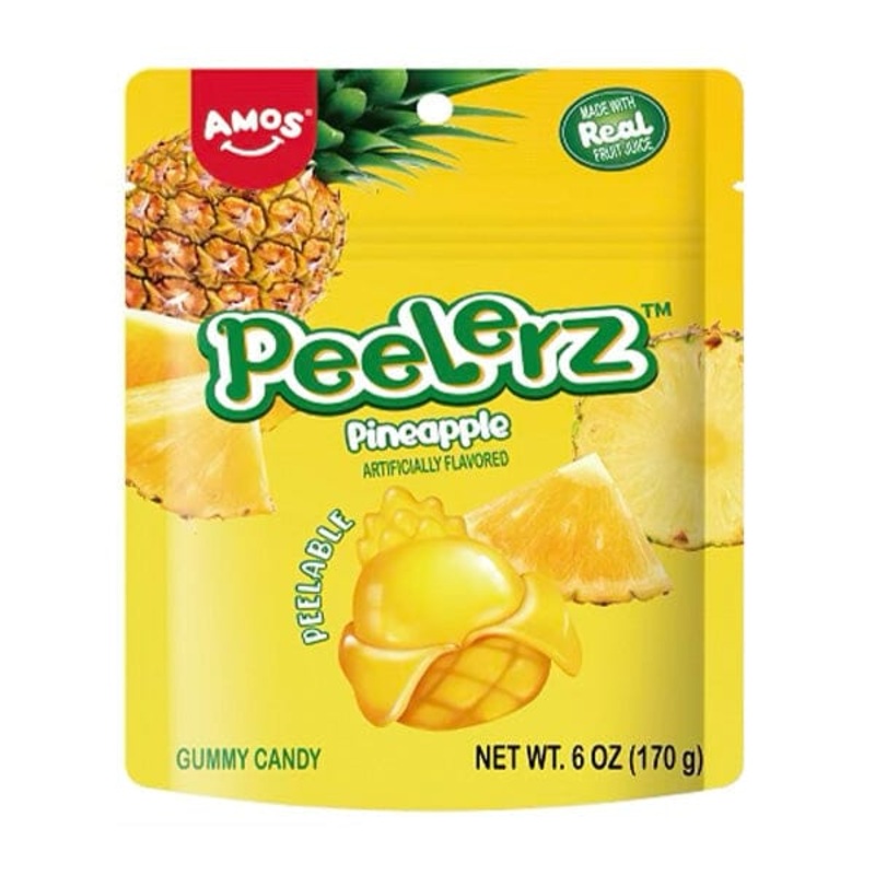 Peelerz Gummy Pineapple 6oz Peg Bag (SNG12)