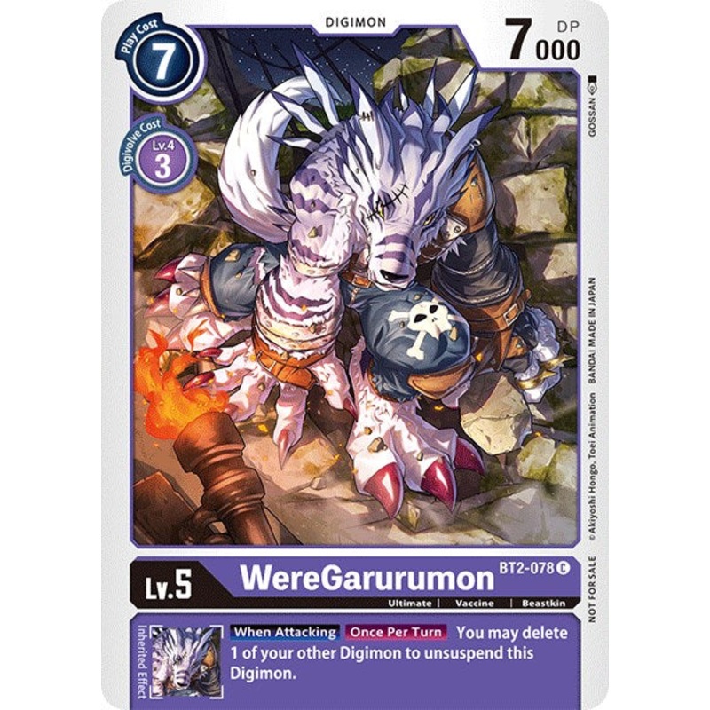 WereGarurumon – BT2-078 (Official Tournament Pack Vol.3) [BT2-078] [Release Special Booster] Normal