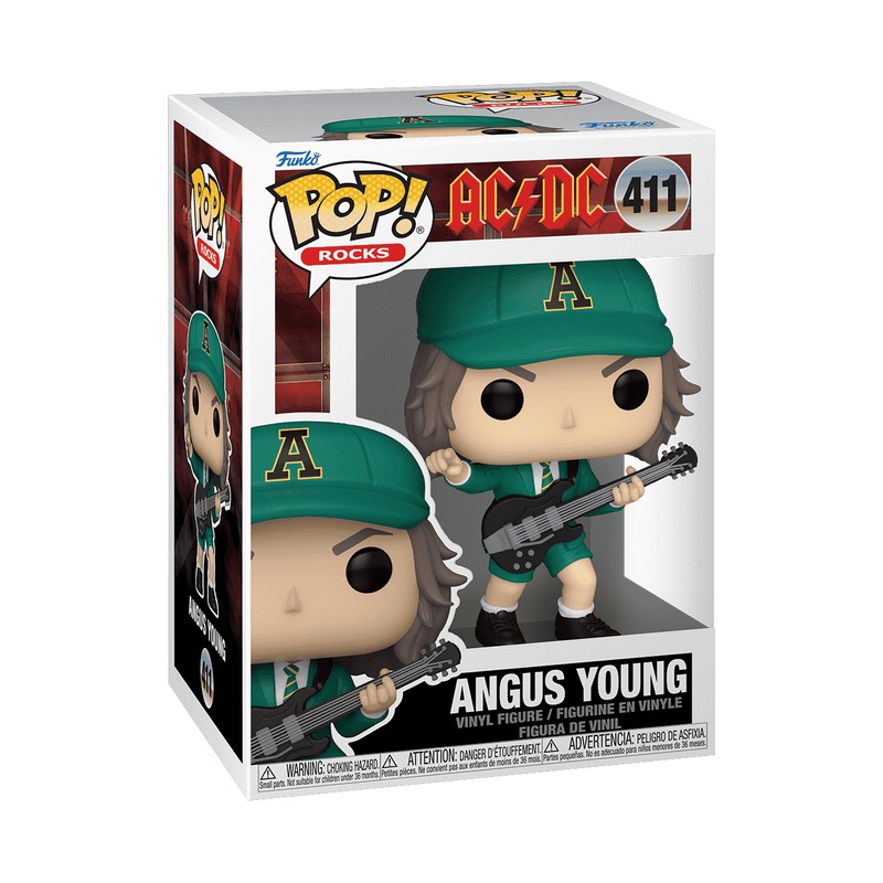 Funko Pop Rocks: AC DC – Angus Young in Green Outfit #411
