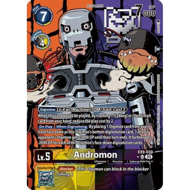 Andromon (Alternate Art) (EX9-030) – [Versus Monsters] Foil Near Mint