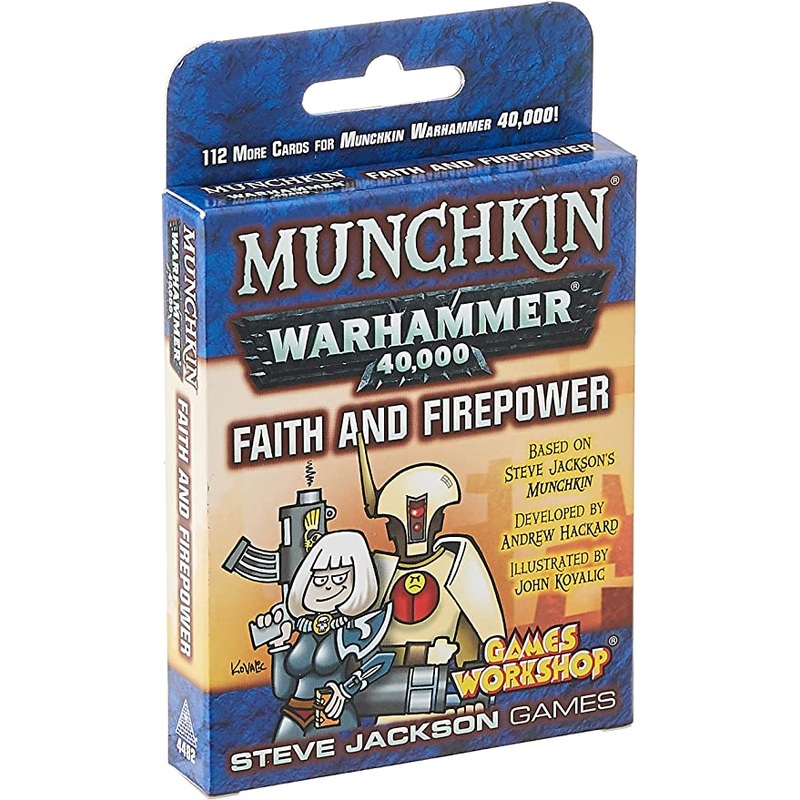 Munchkin Warhammer 40,000: Faith and Firepower Card Game Expansion