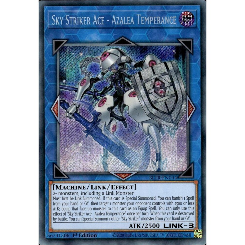 Sky Striker Ace – (1st Edition) (Secret Rare) Azalea Temperance – Battles of Legend: Terminal Revenge – BLTR-EN044
