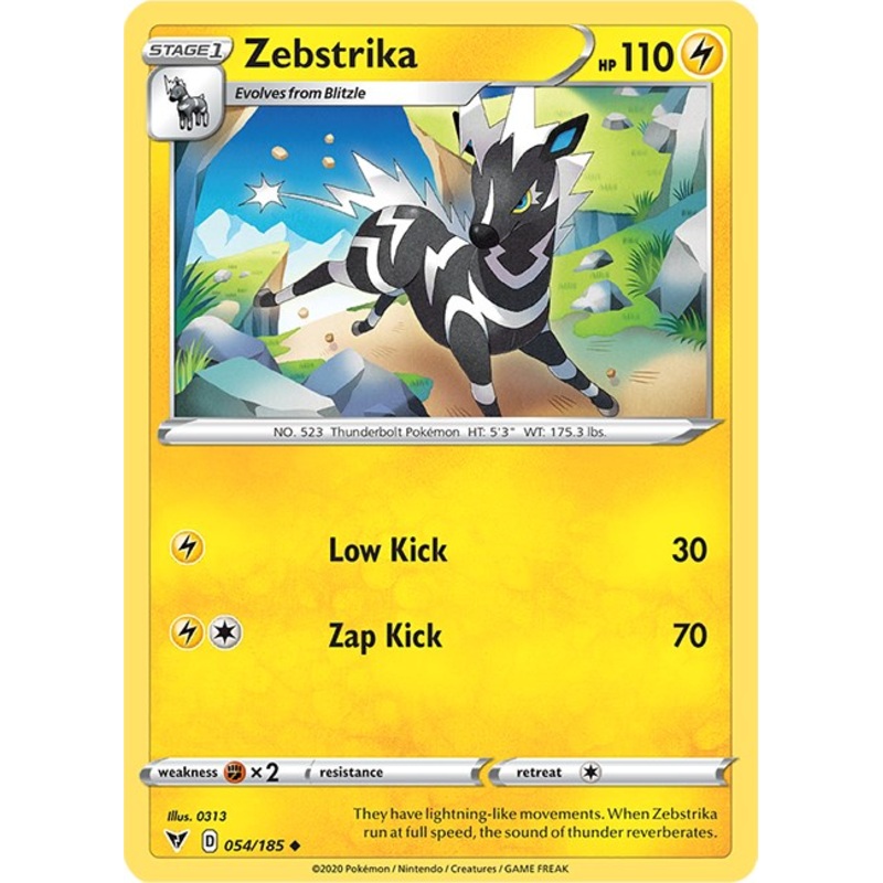 Zebstrika [054/185] [Vivid Voltage] Reverse Holofoil Near Mint