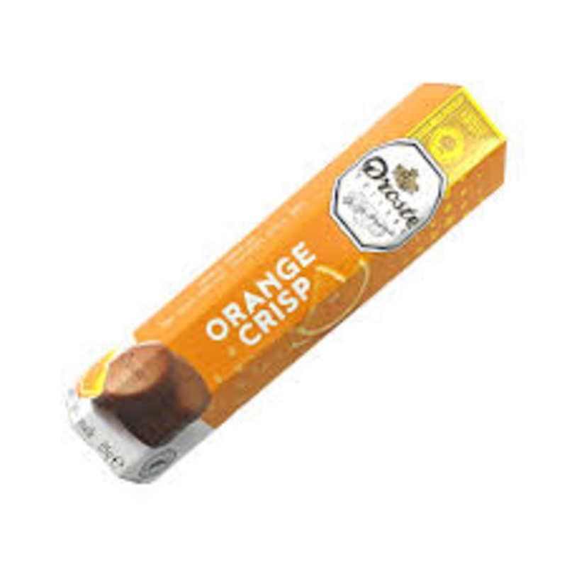 Droste Pastille Milk Chocolate Orange Crisp 3oz Tube Singles