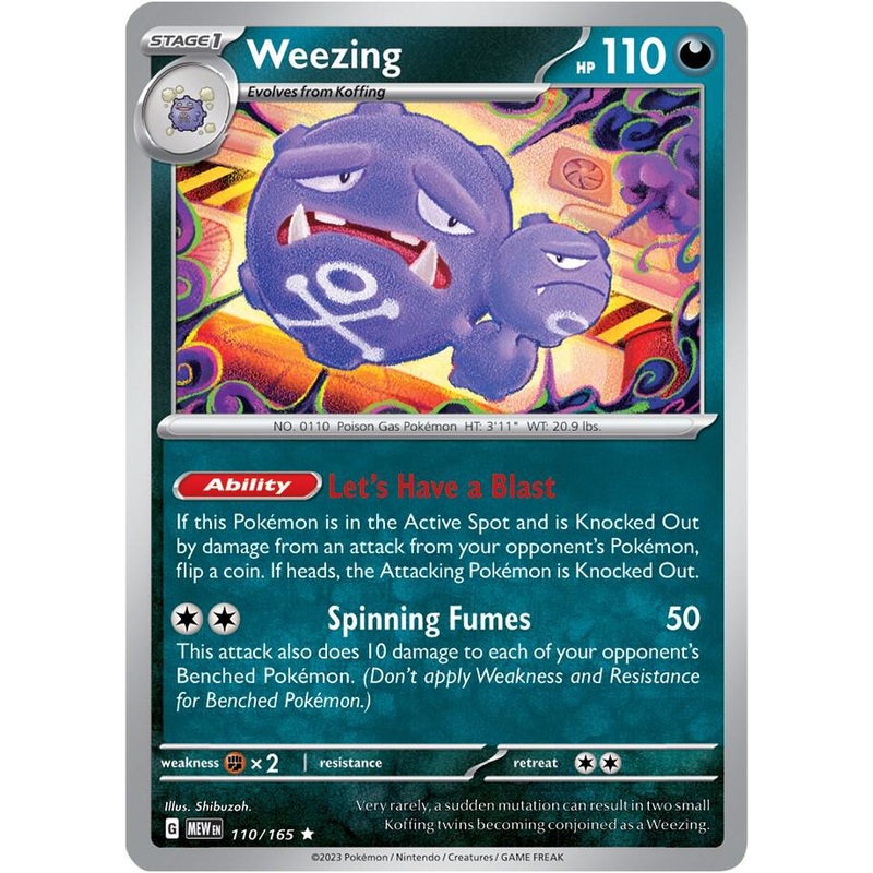 Weezing Holo 110/165