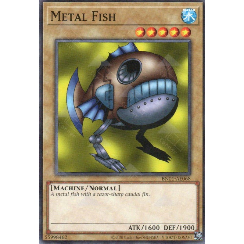 BN01-AE068 Metal Fish (N) single