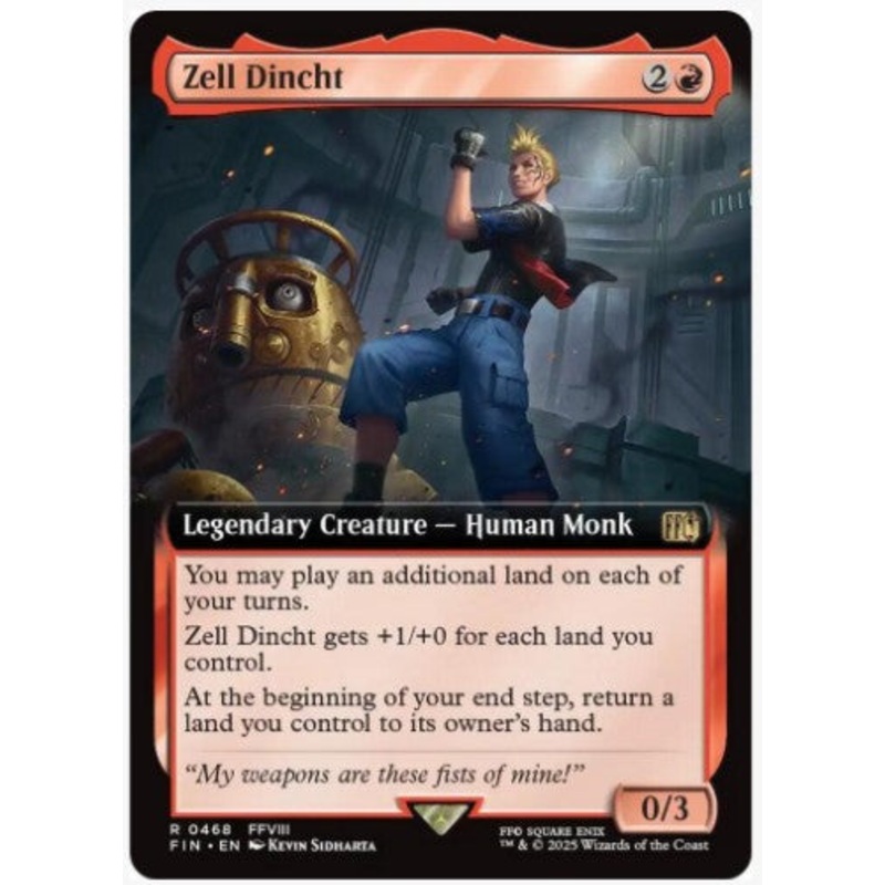 Zell Dincht (Extended Art) – Final Fantasy – #0468