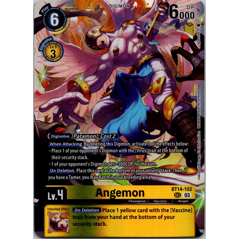 Angemon [BT14-102] [Blast Ace] Foil
